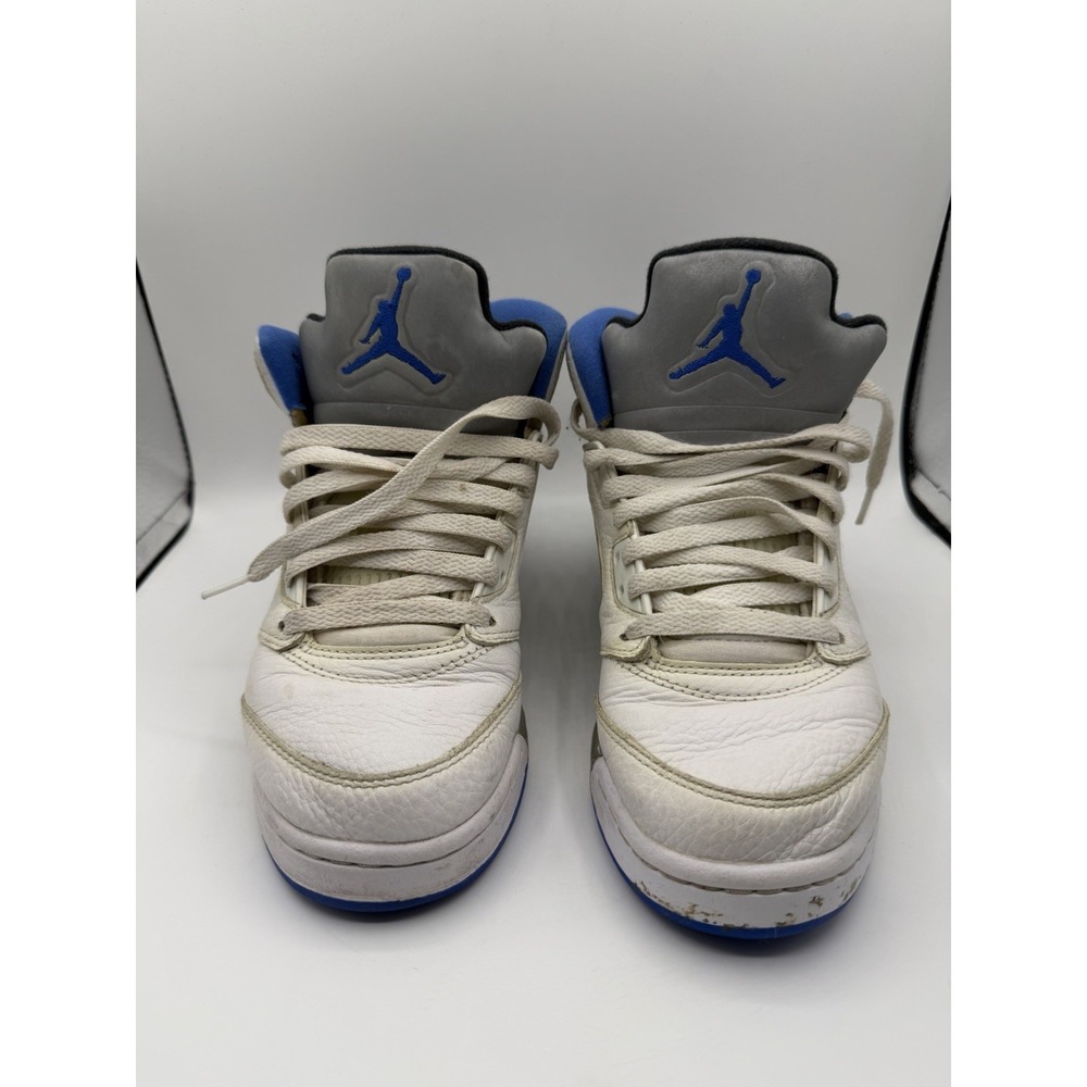 Jordan 5 Retro White Stealth 2021 GS Sneakers 440888-140 Size 6Y